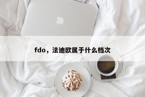 fdo，法迪欧属于什么档次